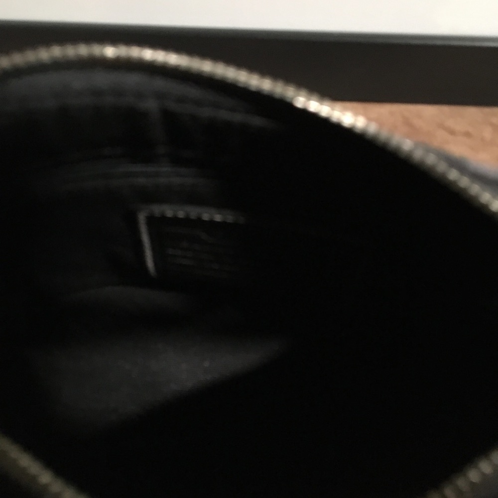 COACH PRE-LOVED VINTAGE AUTHENTIC MINI TARTAN RED WOOL & LEATHER SHOULDER BAG - Picture 11 of 13